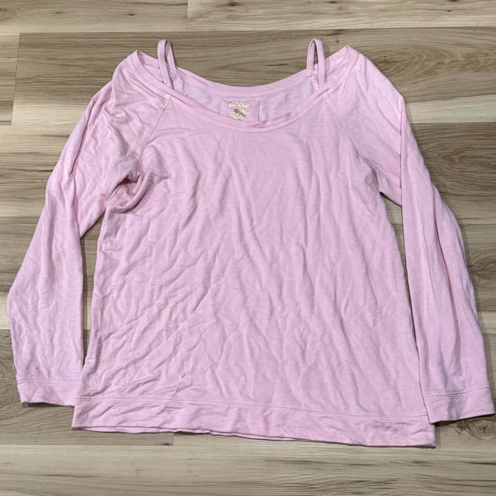 Lilly Pulitzer Luxletics Pink Long Sleeve Shirt Women’s Large